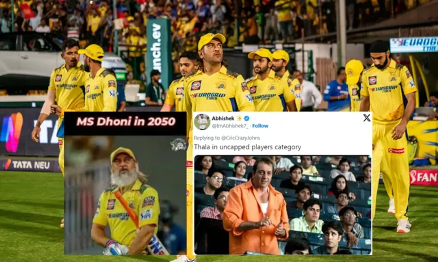 Dhoni in 2050 IPL