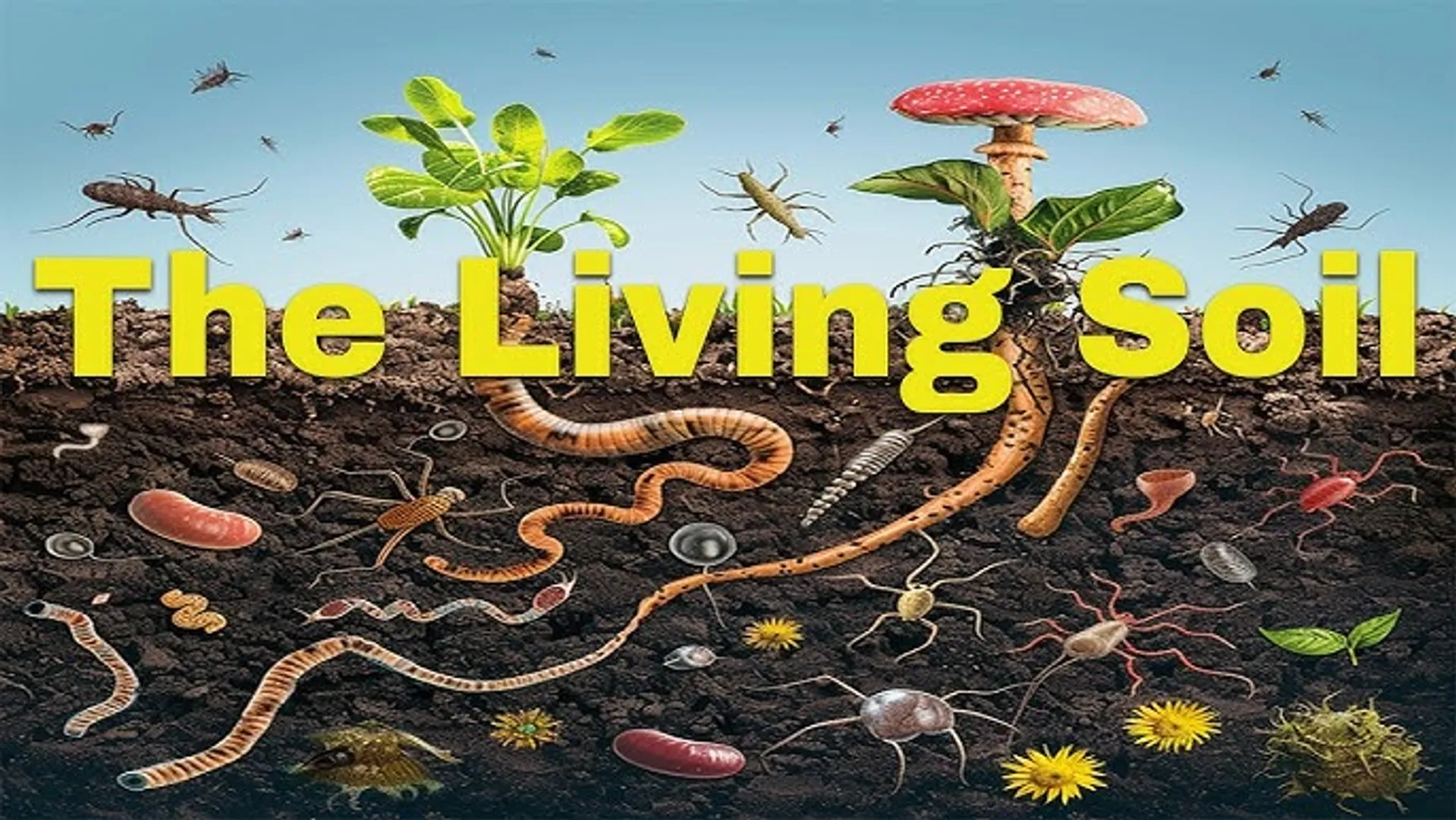 🌱 Soil Is Teeming with Life! 🐜🪱🦠