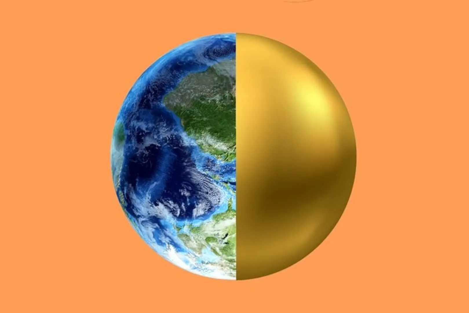 💰 Did you know? There's enough gold inside Earth to cover the whole planet! 🌍✨